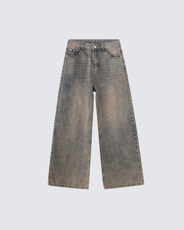 Distressed Vintage Baggy Jeans