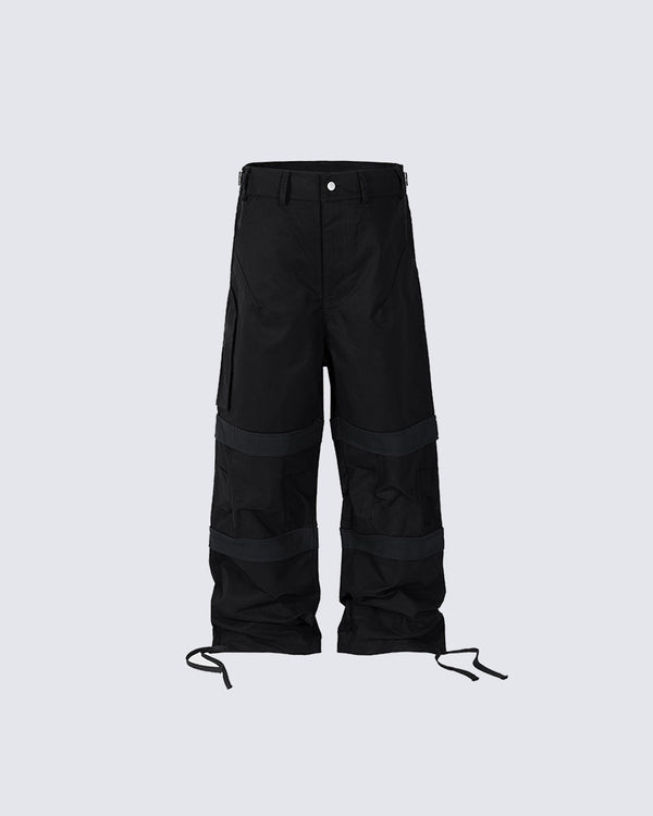 Three-Section Cargo Paratrooper Pants