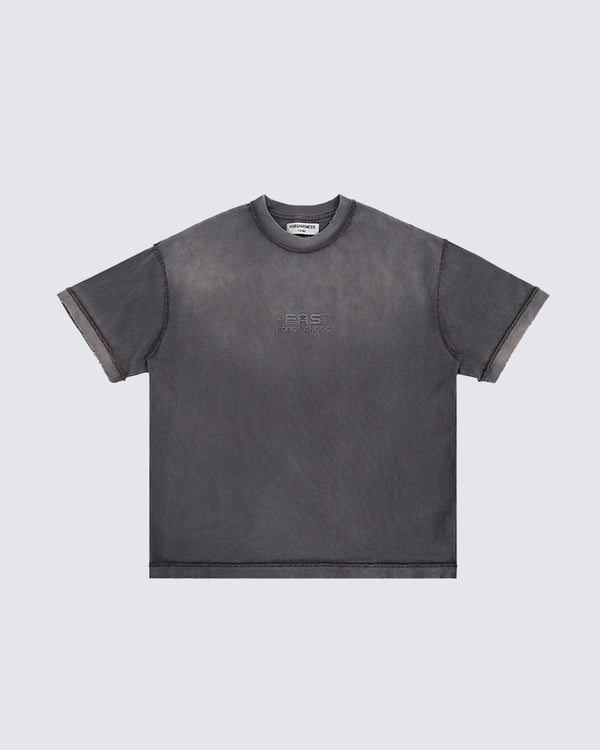 Reverse-Washed Short-Sleeved T-Shirt