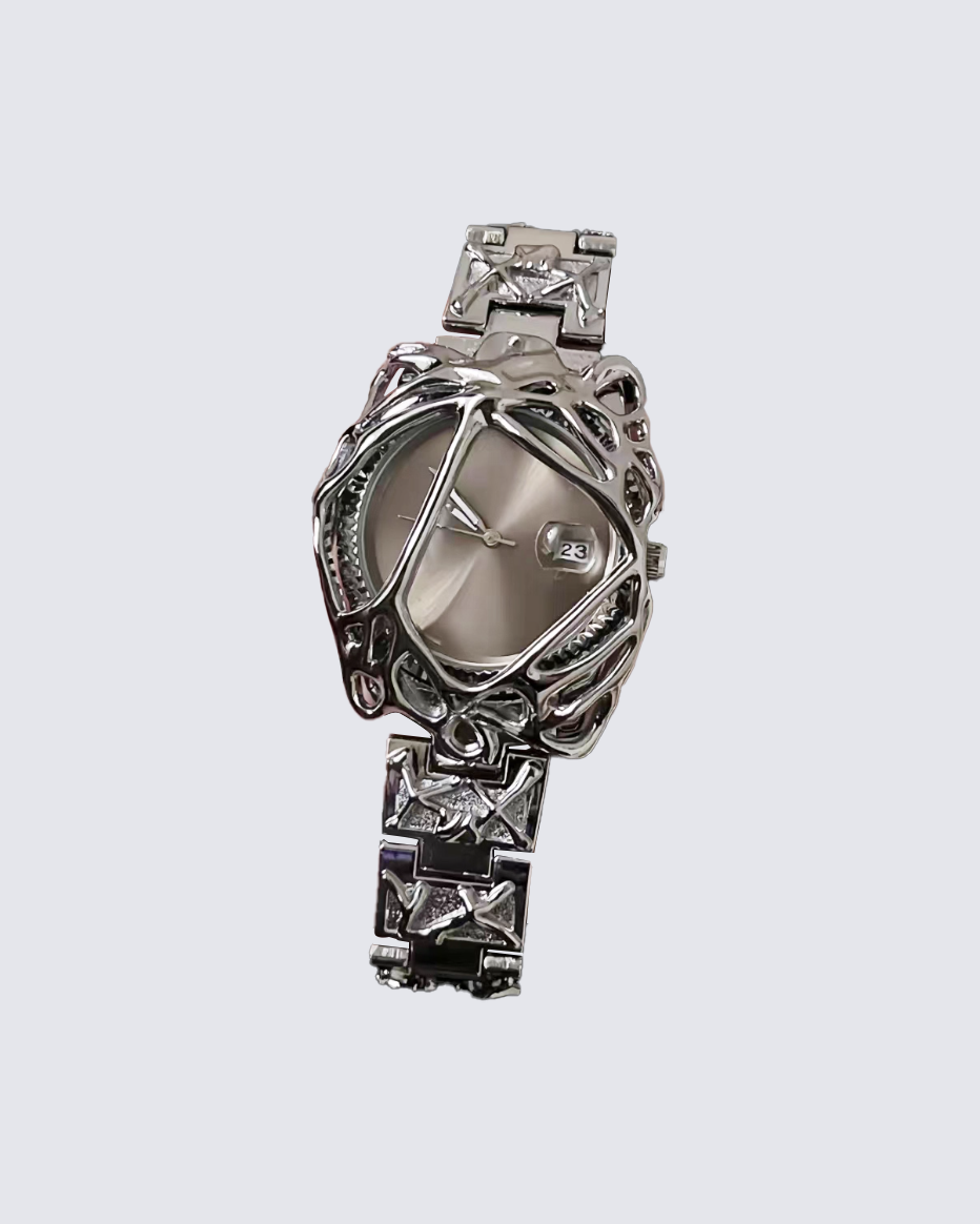 KIIKIO Y2K Abstract Metal Frame Watch