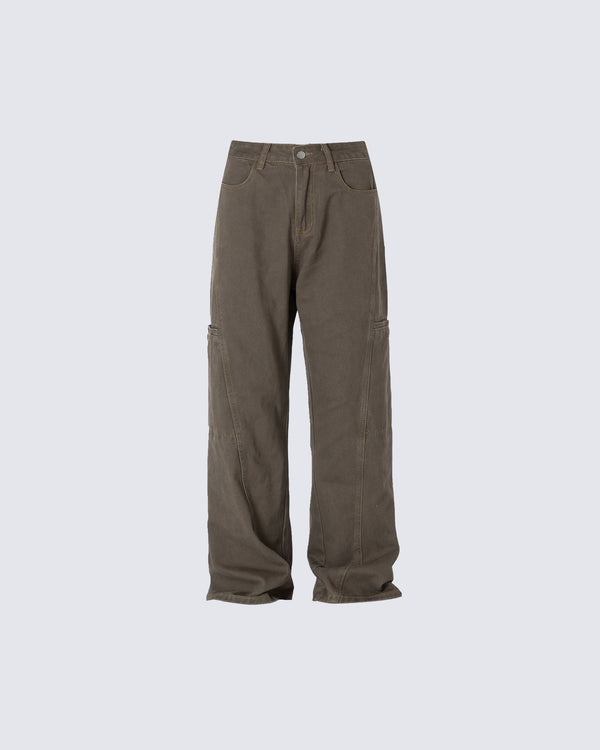 High-Waisted American Vintage Cargo Pants