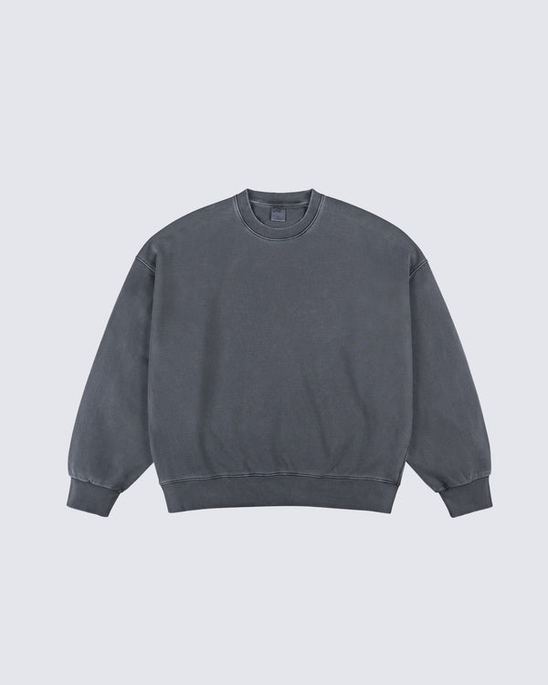 Vintage Distressed Loose-Fit Sweatshirt