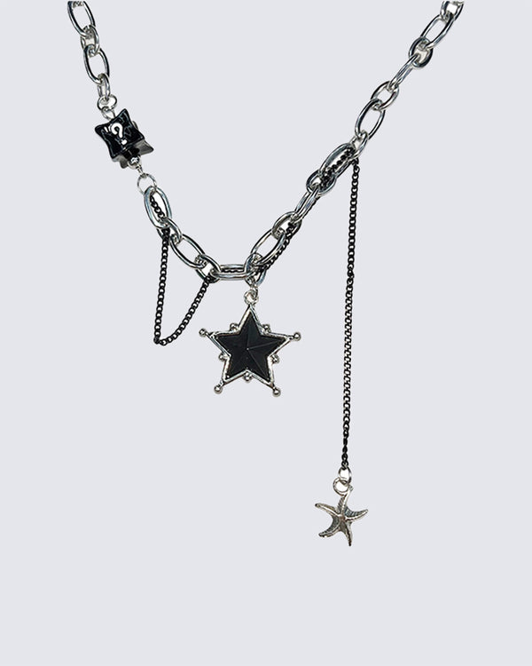 Star Patchwork Necklace