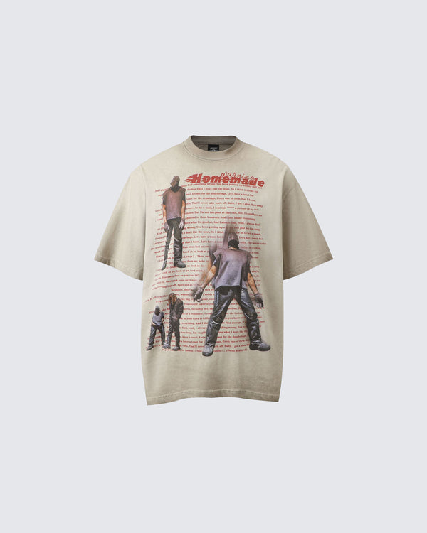 Hip-hop Character Printed Short-sleeved T-shirt
