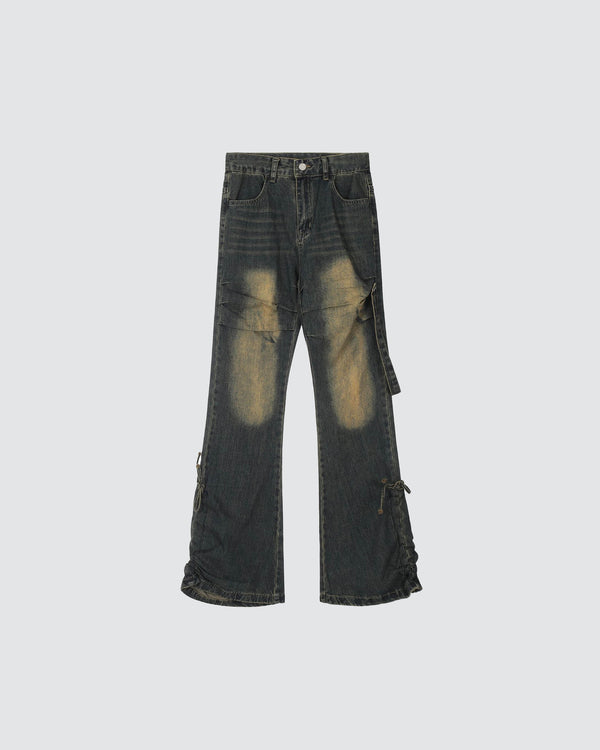 Street Washed Distressed Jeans