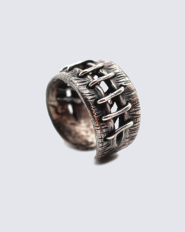 Vintage Industrial Stitched Ring