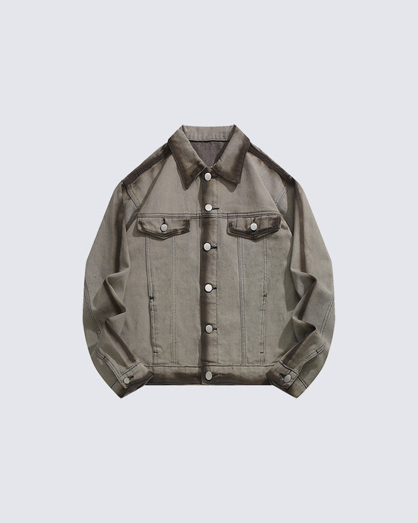 Vintage Washed Denim Jacket