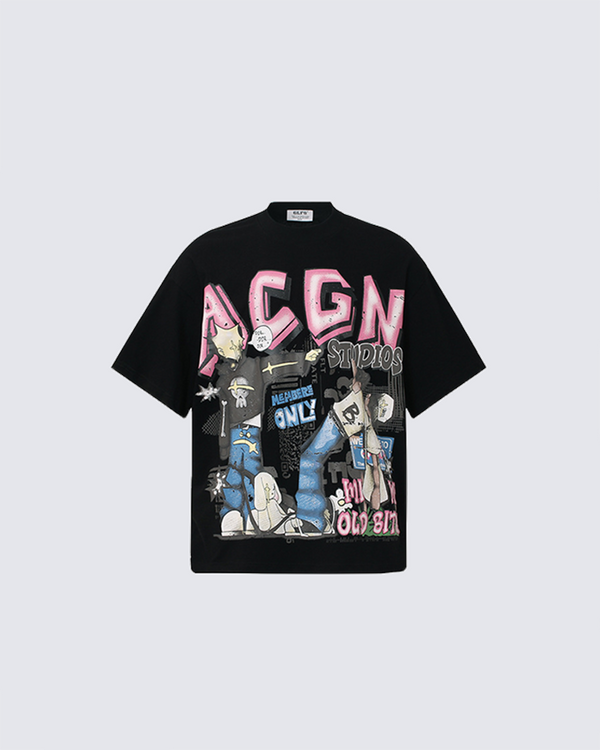 ACGN Studios Graphic Oversized T-Shirt