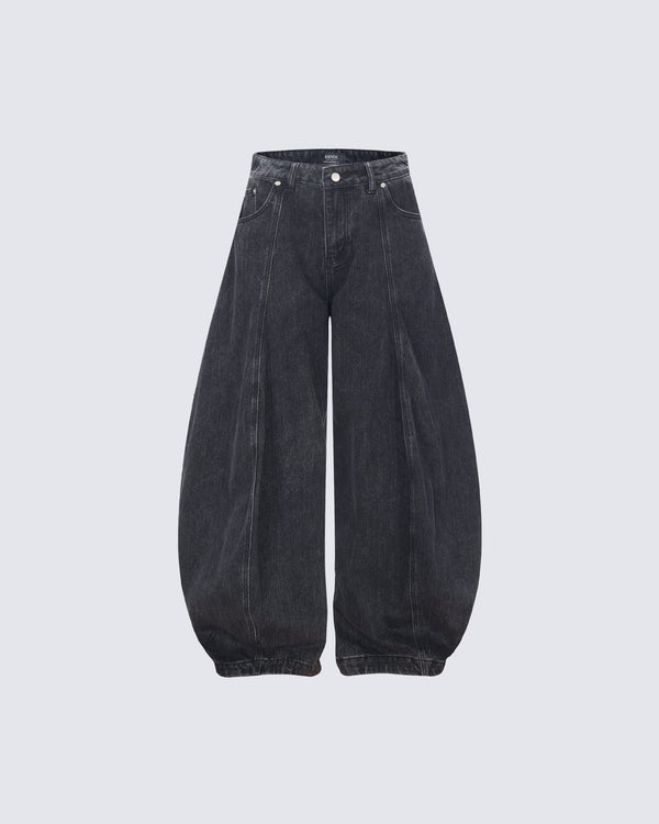 Winter New Vintage Balloon Wide-Leg Jeans