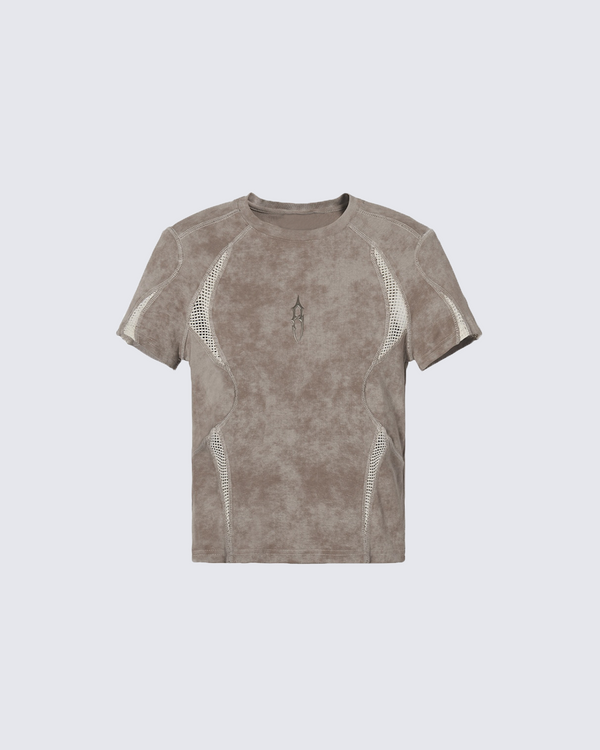 Tech-Mesh Sculpted Seam Tee