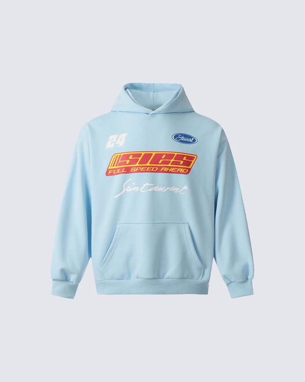 Racing Style Printed Hoodie