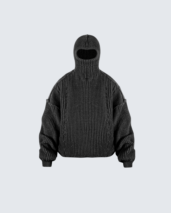 Knit Balaclava Sweater