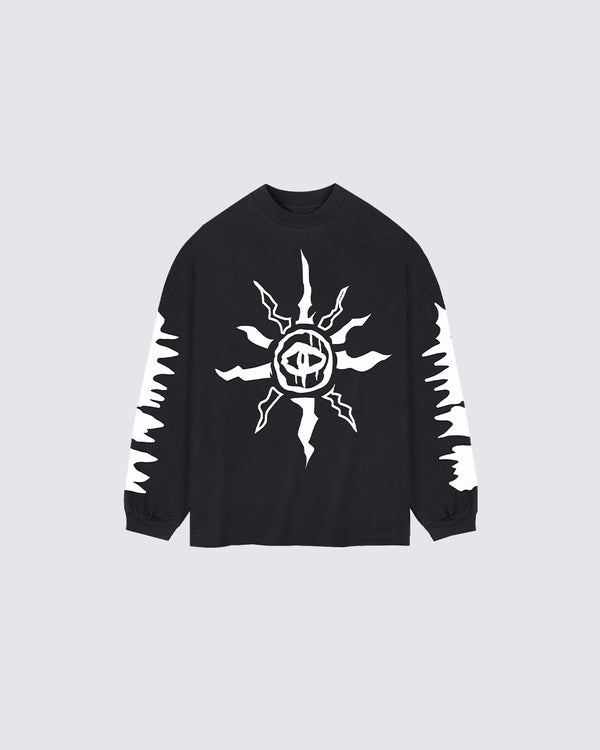 Vintage Street Graphic Long Sleeve Base Top
