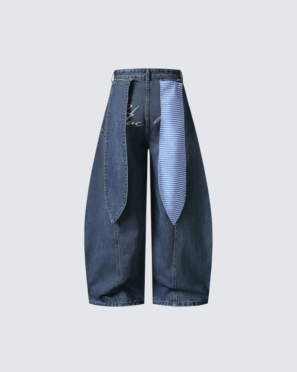 American Street 3D Star Long-Ear Scimitar Jeans