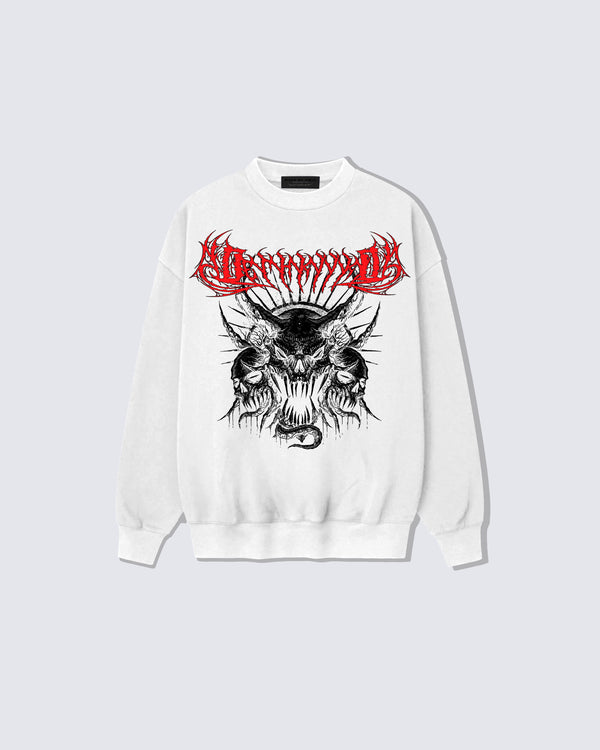 Skull Fury Graphic Sweatshirt