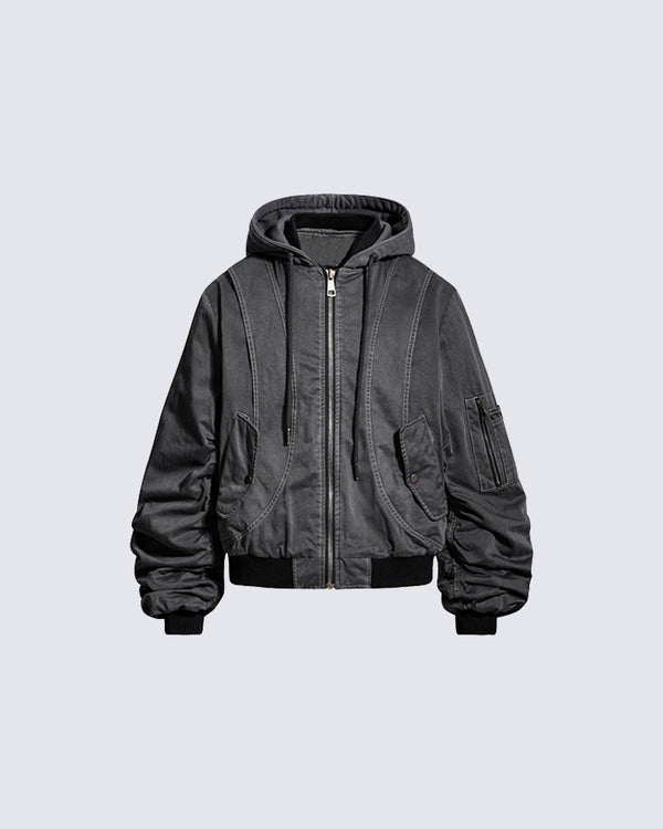 Winter Padded Thick Hooded Jacket