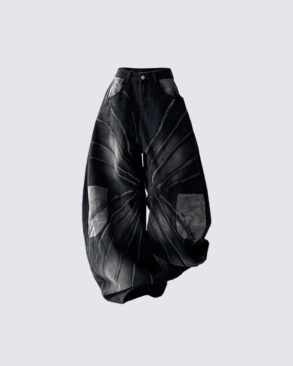 Vintage Camo Washed Blade Jeans