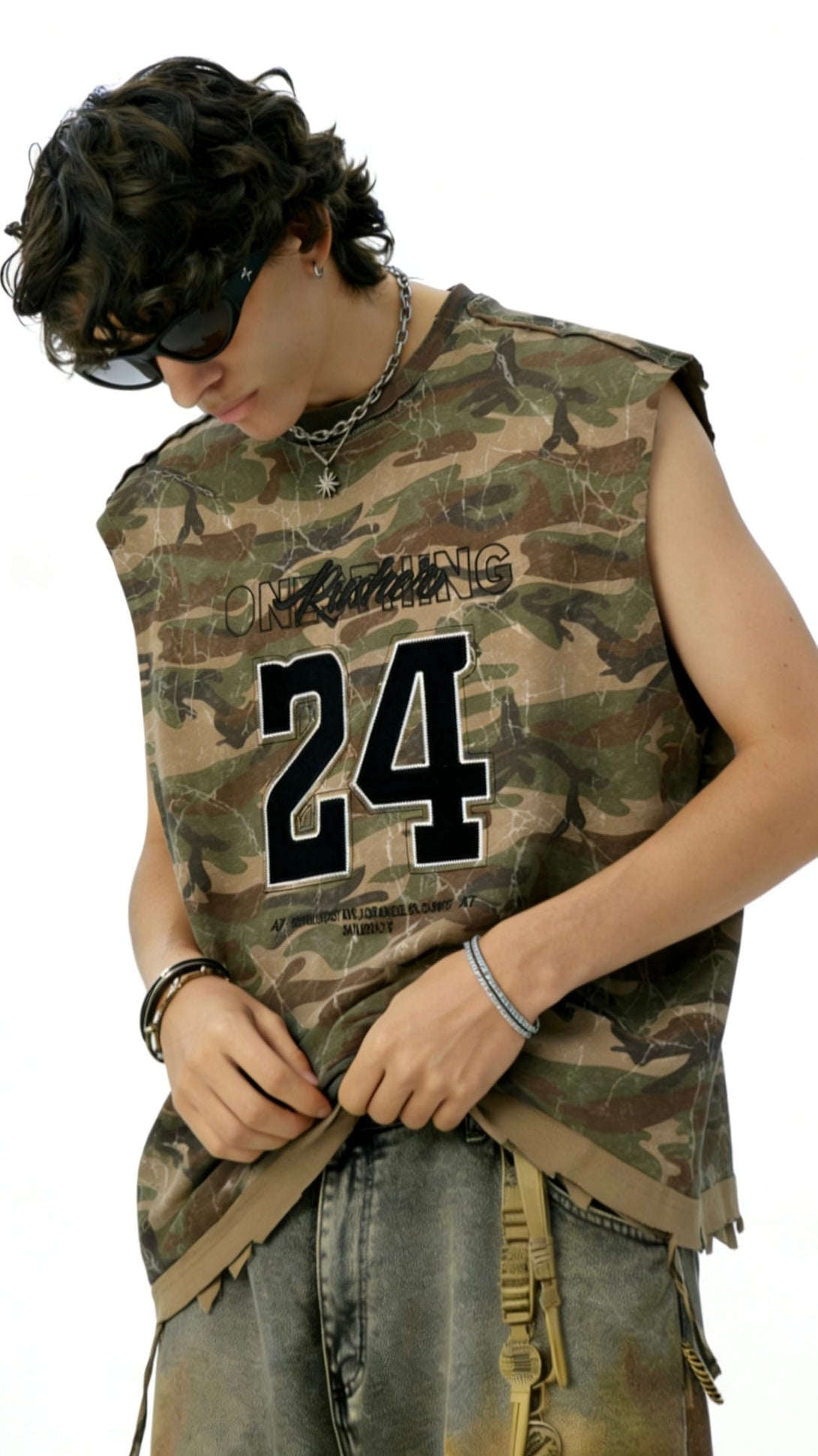 Vintage Camo Number Vest – KIIKIO