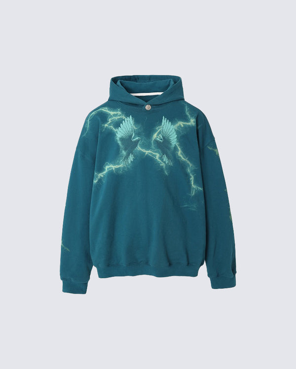 Lightning Bird Graphic Hoodie