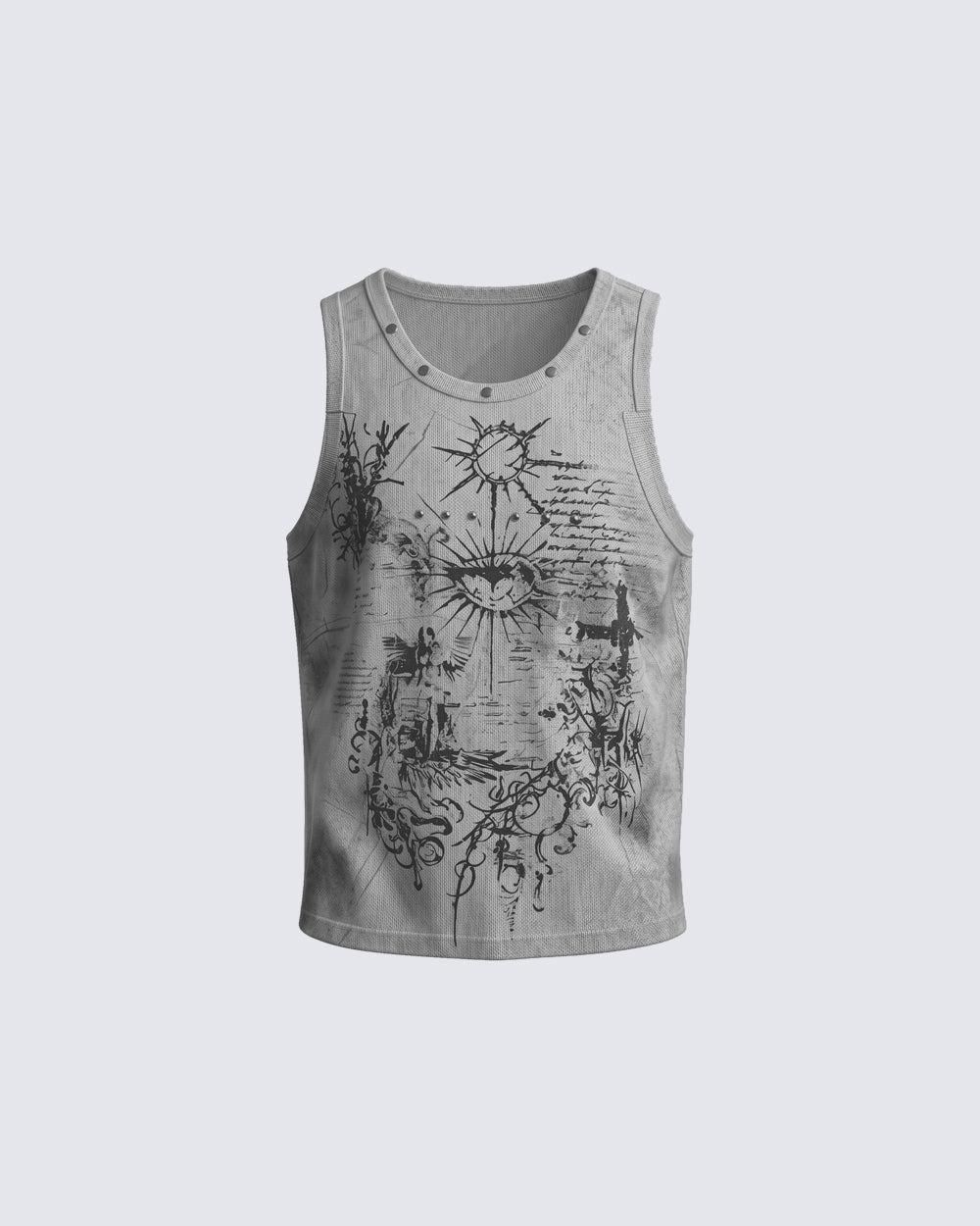 officekiko 火の鳥　tank top type. A AE x Stagecoach Eyelet Tie-Front Tank Top | American Eagle