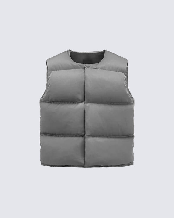 Minimalist Down Cotton Vest