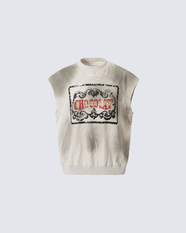 Vintage Washed Streetwear Sleeveless Vest