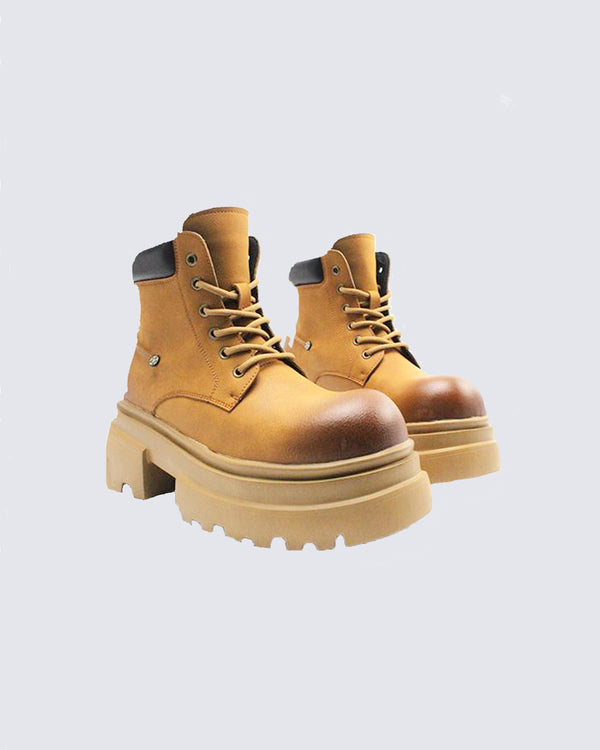Vintage Thick-Sole Platform Martin Boots