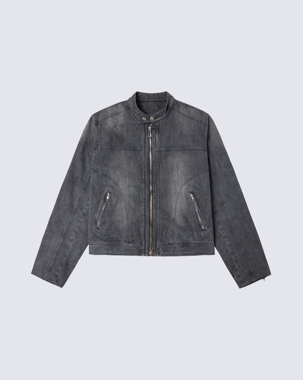Washed Vintage Denim Jacket