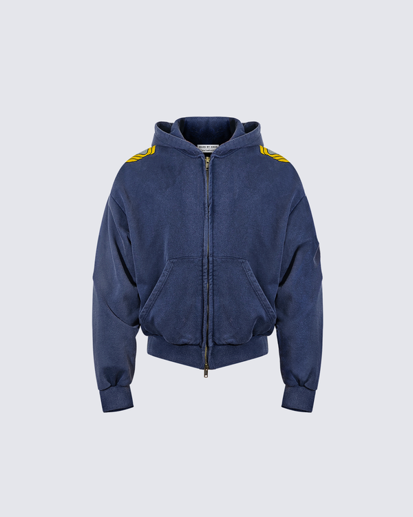 Streetwear Zip-Up Hoodie