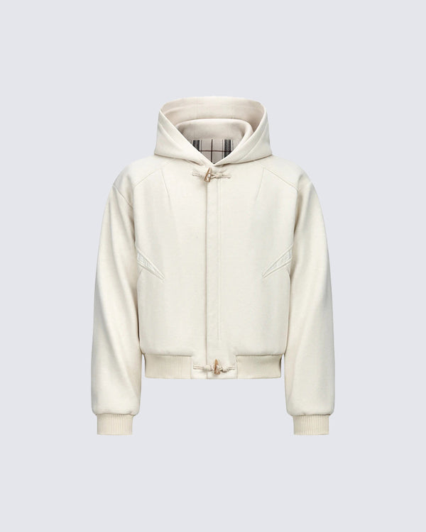 Autumn-Inspired Colorblock Hooded Sweatshirt