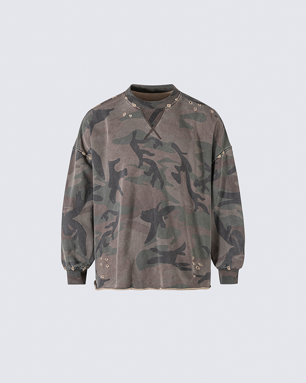 Camo Long Sleeve Shirt