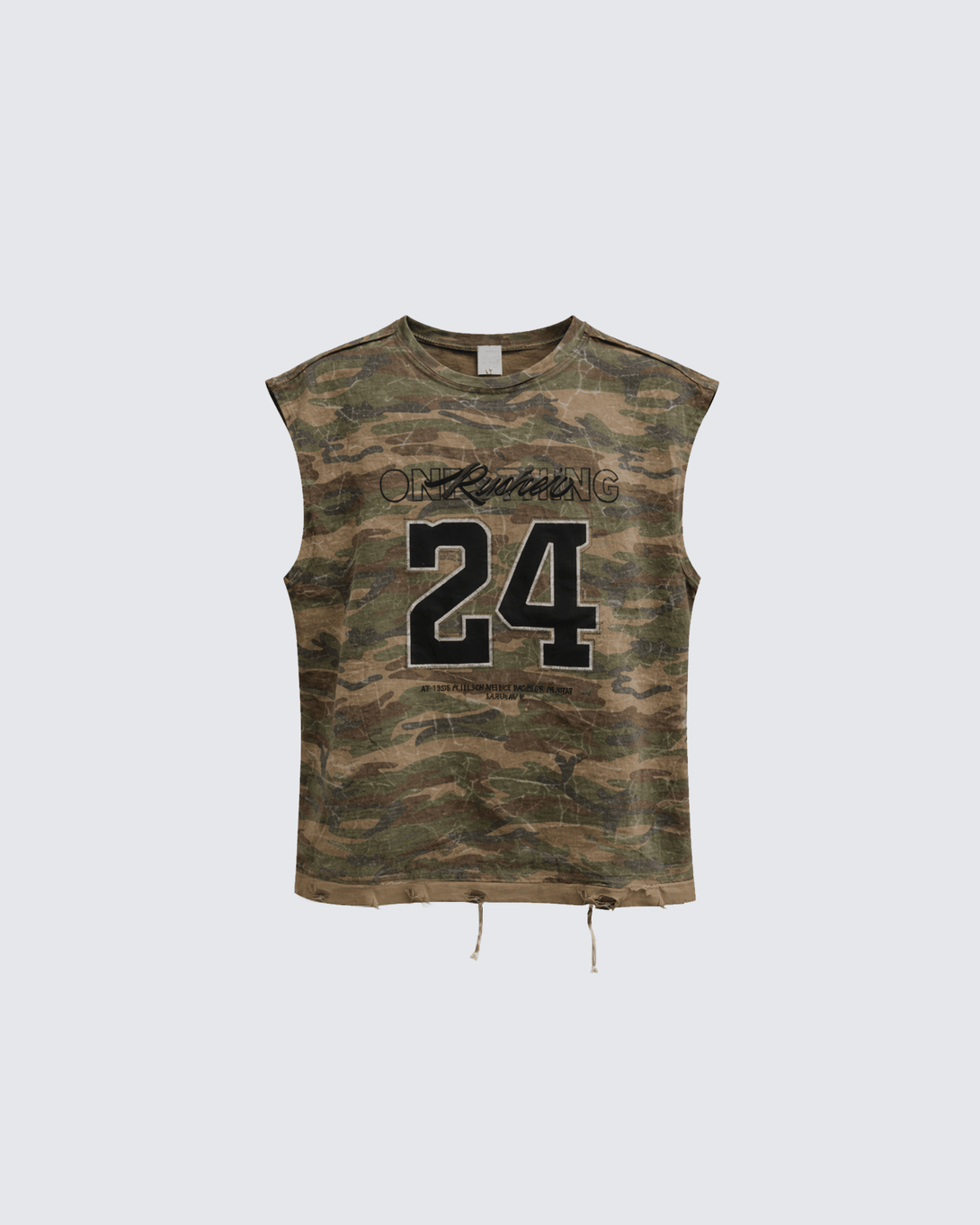 Vintage Camo Number Vest – KIIKIO