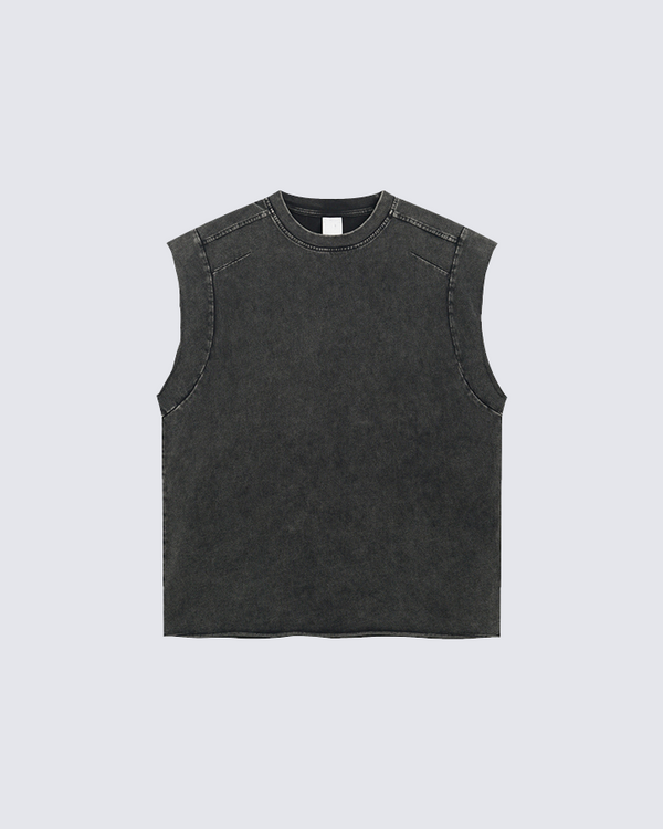 Vintage Graphic Sleeveless T-shirt