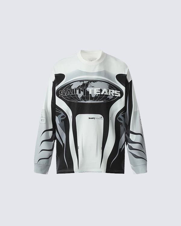 Science Fiction Printed Long Sleeve T-Shirt