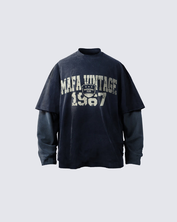 MAFA Vintage Layered T-Shirt