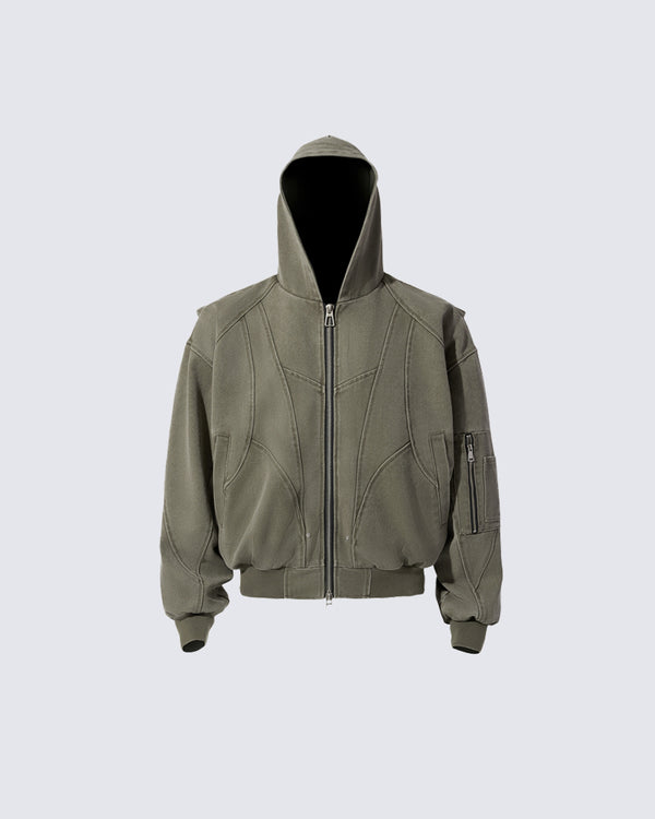 Heavy Canvas Hooded Jacket