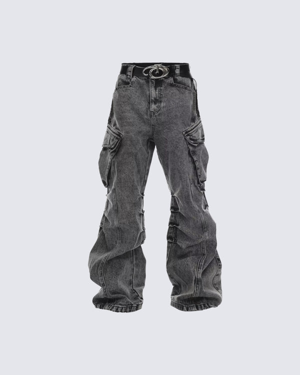 Stackable Multi-Pocket Cargo Pants