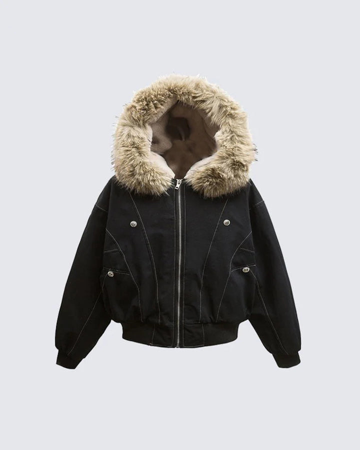 ジャケット・アウター akio docking blouson with fur FUR – KIIKIO