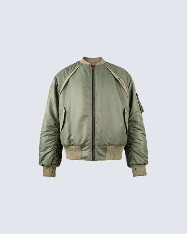 Reversible Air Force Jacket with Cotton Padding