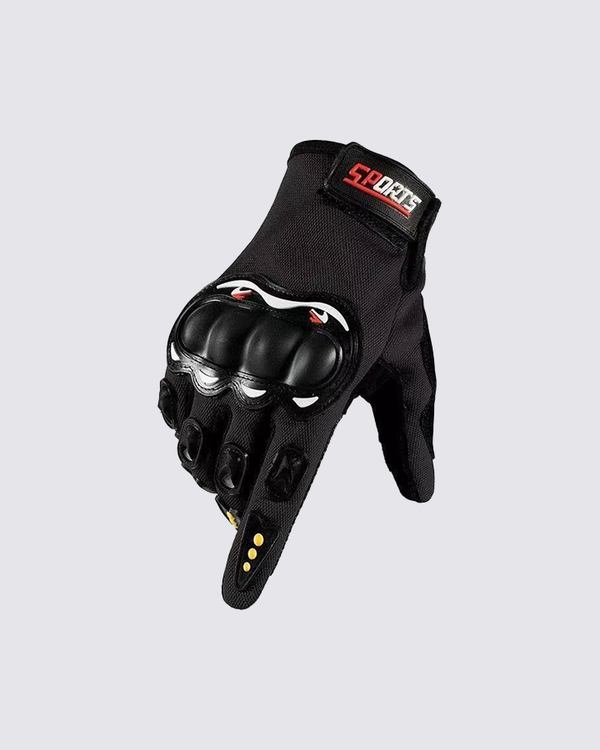 Full Finger Riding Gloves with Knuckle Armor