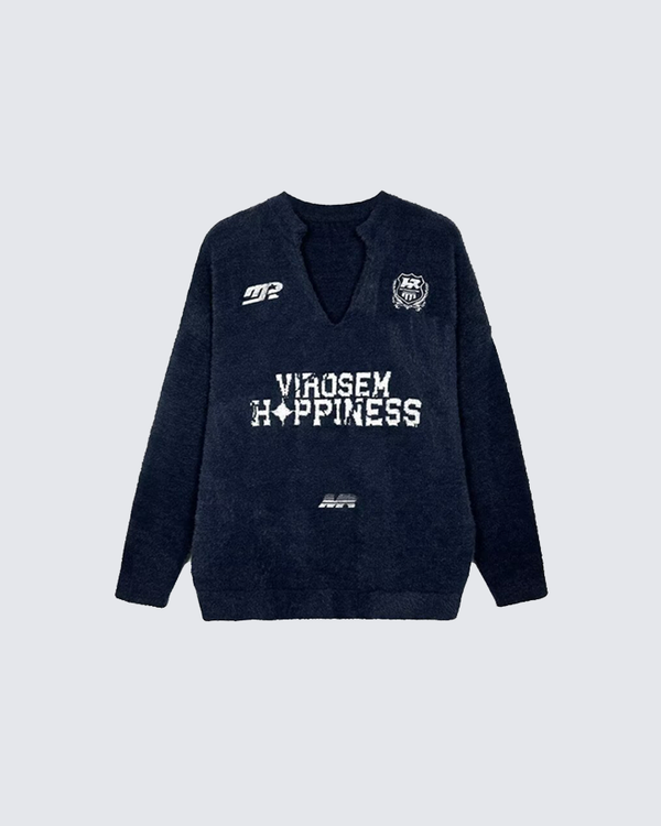 VIROSEM HAPPINESS Statement Knit Sweater