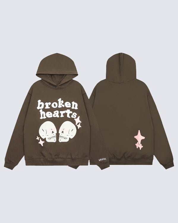 Skull Print Hoodie