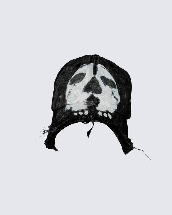 KIIKIO Skull Paint Print Cap