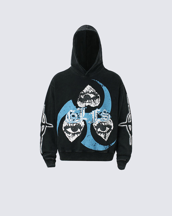 Printed Hooded Sweatshirt