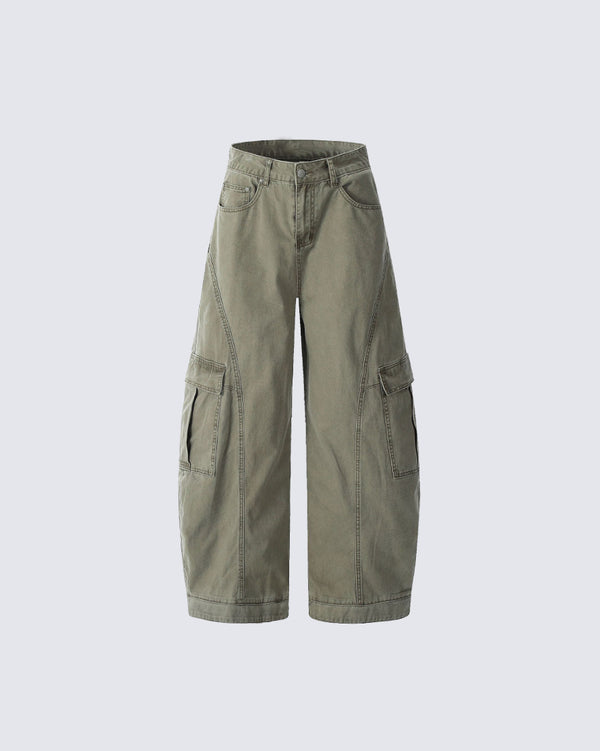 American Machete Style Vintage Distressed Cargo Pants