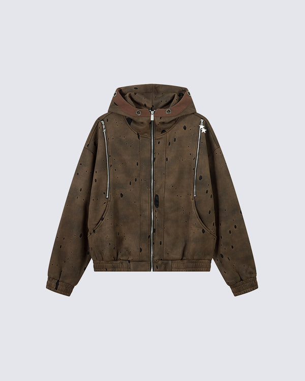 American Street Loose Hooded Jacket