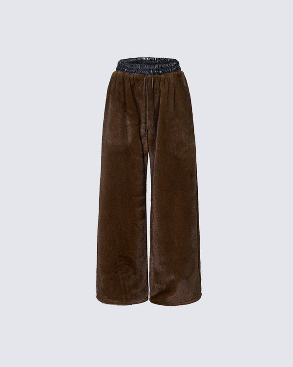 Hairy Warm Streetwear Pants For Men