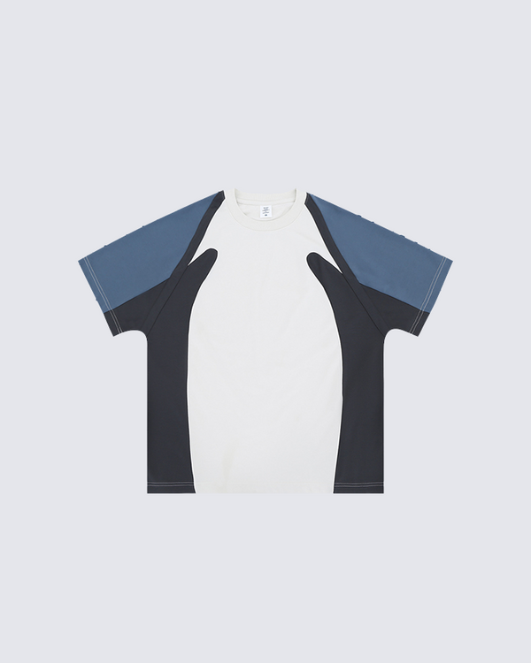 Color-Blocked Oversized T-Shirt – Modern and Stylish
