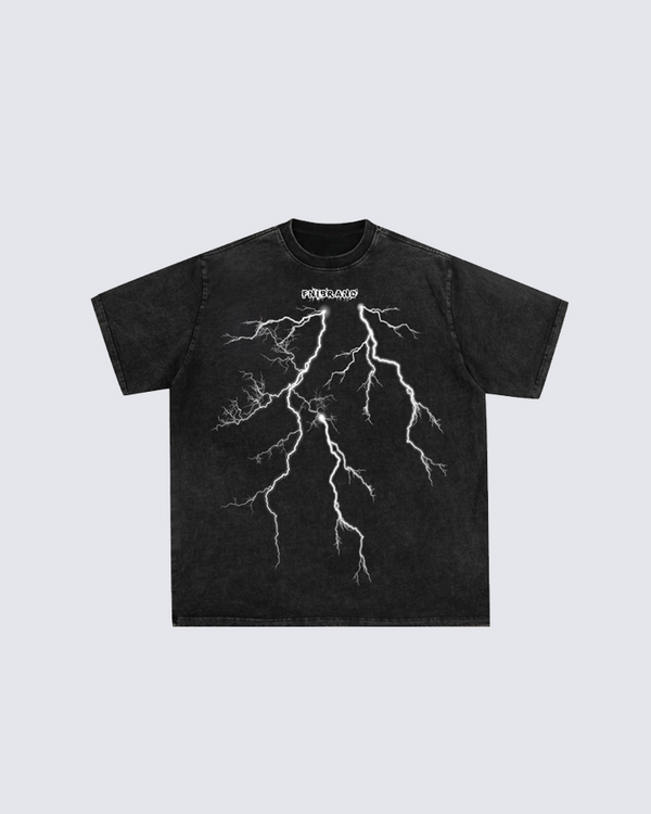 Lightning Graphic Vintage T-Shirt