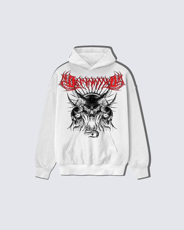 Skull Fury Graphic Hoodies